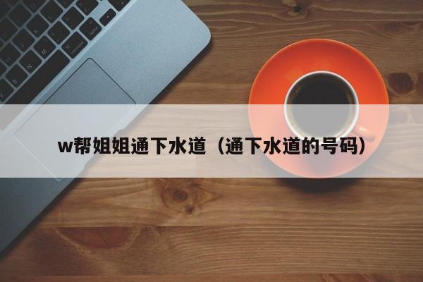 w帮姐姐通下水道（通下水道的号码）